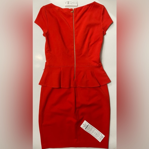 NWT Cache red ruffle dress size 10 - Picture 2 of 5